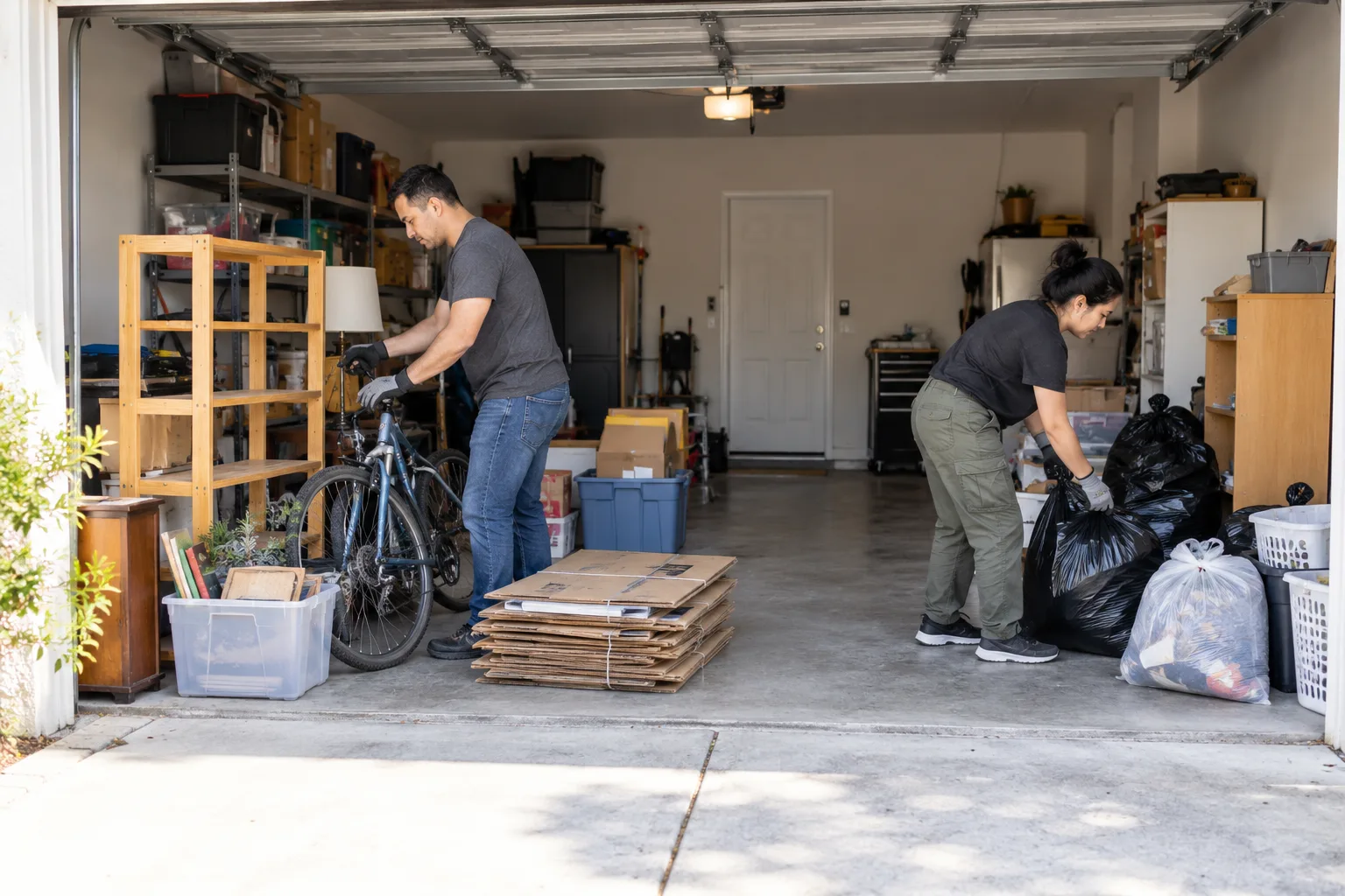 Garage Cleanouts service scene